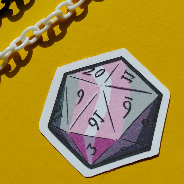 Demi Girl - Dnd - Sticker - [SKR-DG-D]