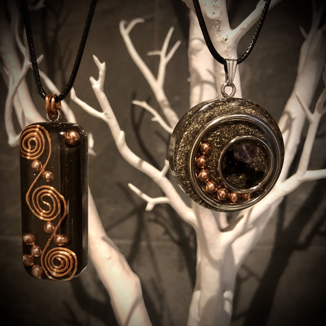 Custom Made Orgonite Pendants