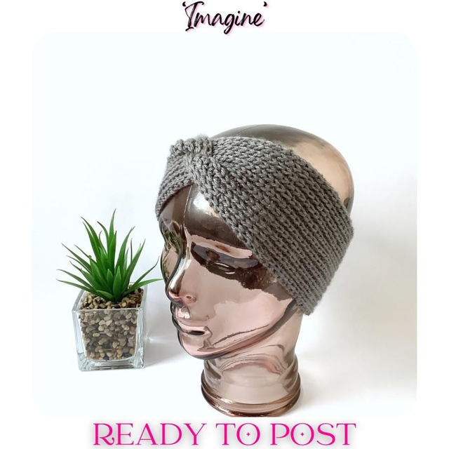 Wide Headband With Twist-IMAGINE