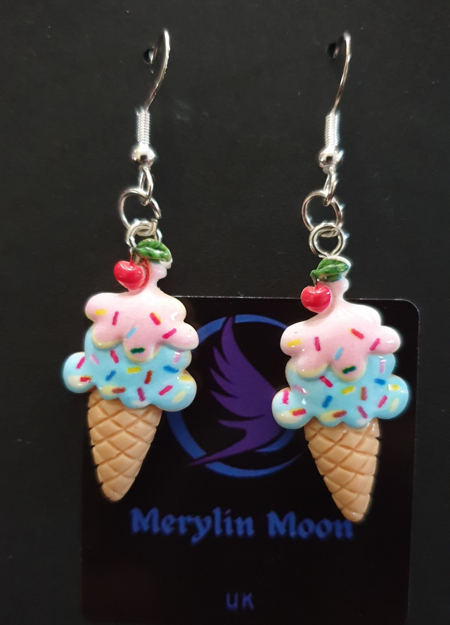 Ice Cream Cone Earrings