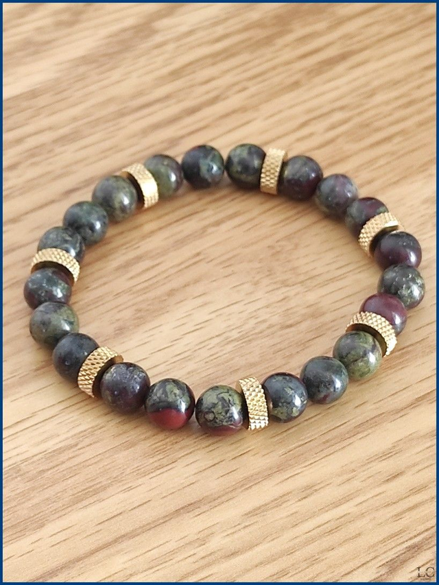 Bracelet  Dragon Bloodstone