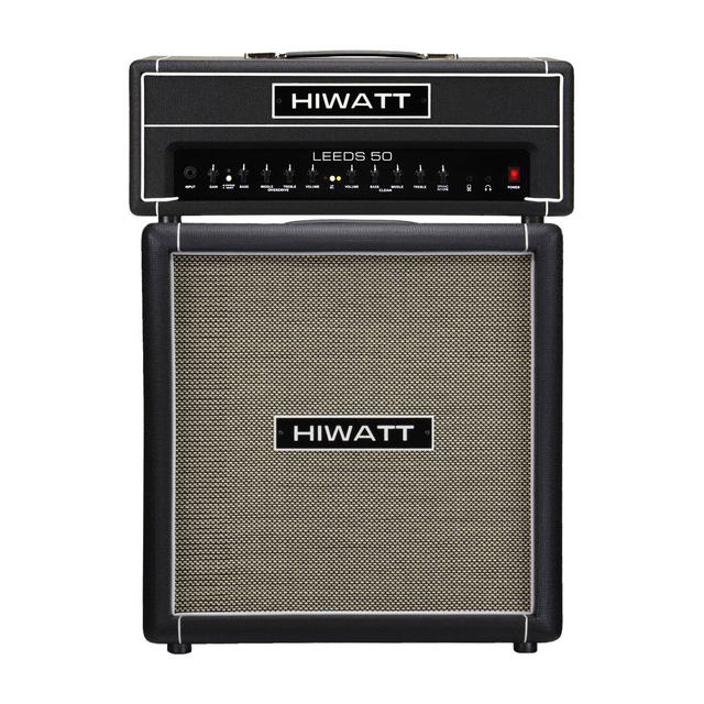 Hiwatt Leeds 50R Head testata 50 W + Cabinet HG112-Nuovo-