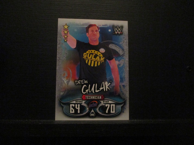Drew Gulak - W 205 Live Slam Attax Live Original Trading Card #245