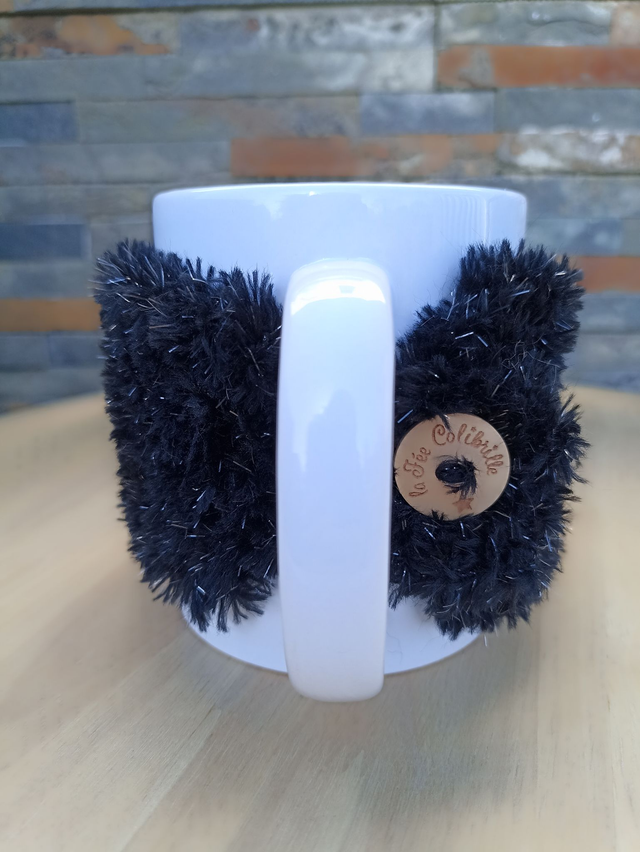 Snood pour mugs à paillettes