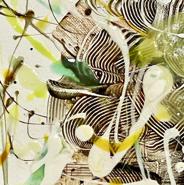 Feuillage de la Forêt - 24x30cm - 2017 - avec encadrement