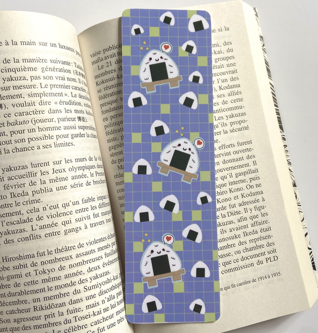 MARQUE PAGE &quot;ONIGIRI&quot;