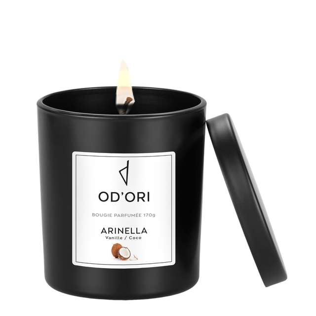 Bougie 170g - ARINELLA (Vanille / Coco)