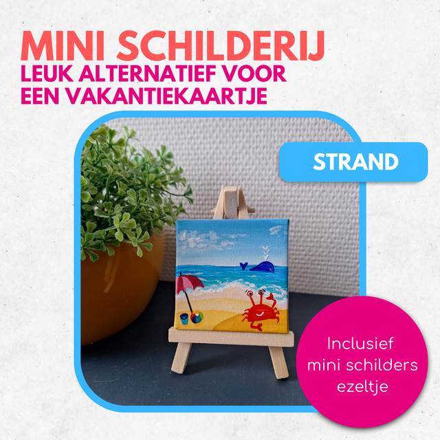 Mini Schilderij | Strand