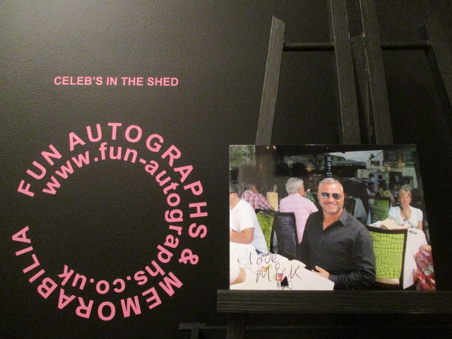 Mick Norcross Authentic Autographed 6x4.5 Our Facing Photograph