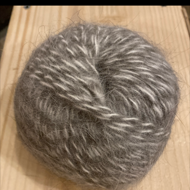 Écru / anthracite chiné