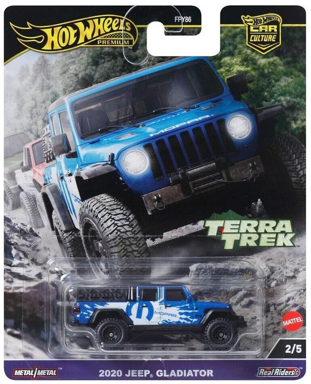 Hot Wheels Premium Terra Trek - 2020 Jeep Gladiator in Blaumetallic