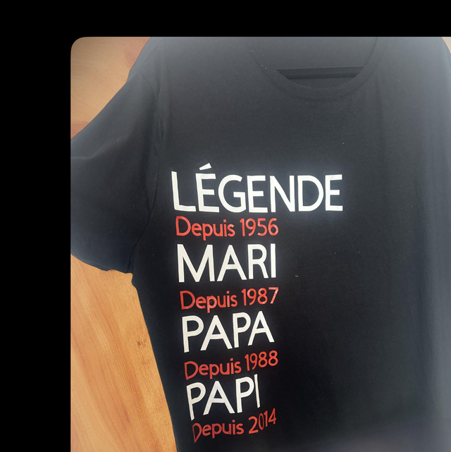 Teeshirt Légende 