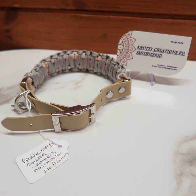 Leather Adjustable Dog Collar