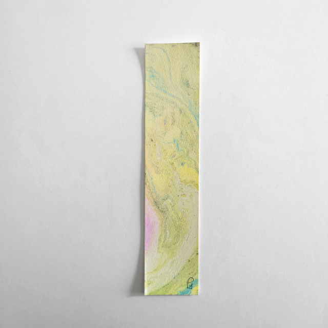 Marque-page Suminagachi