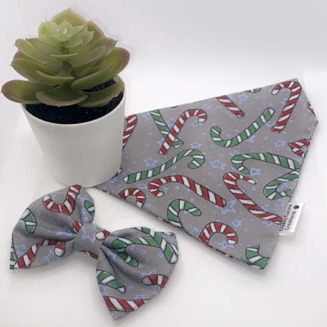 Candy canes - grey