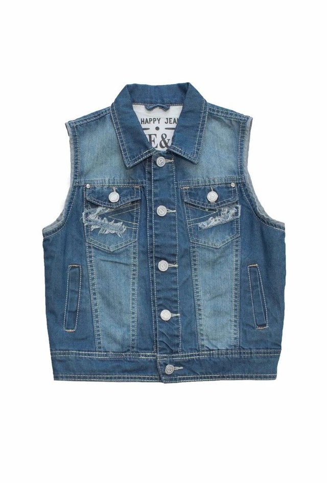 Gilet sans manches jeans