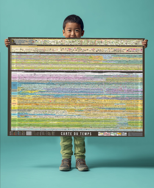 Affiche A0 - "La Carte du temps"