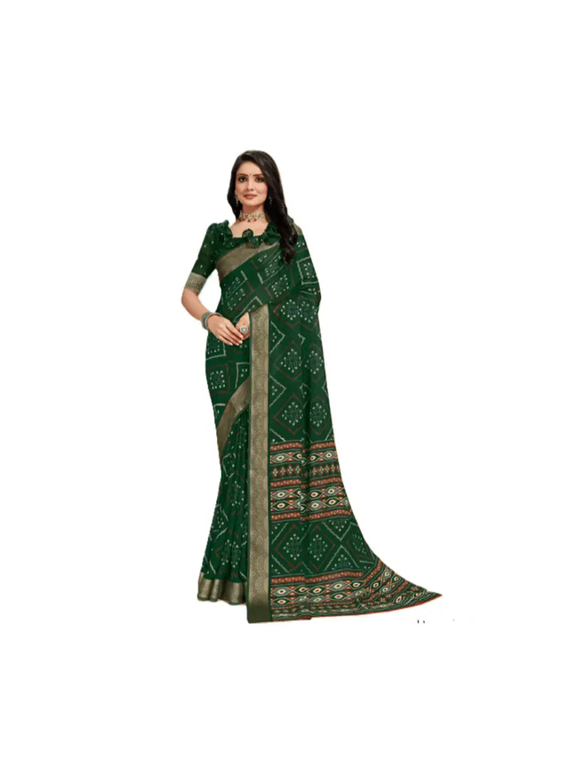 Women's Crepe Silk Saree with Readymade Blouse