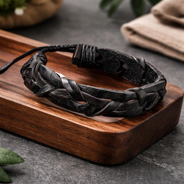 "Zorro" - Bracelet en cuir - BC-018