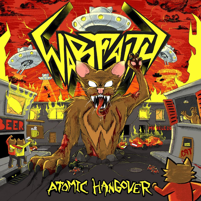Warfaith (Thrash) : VINYLE de l'album : Atomic Hangover (FP compris)