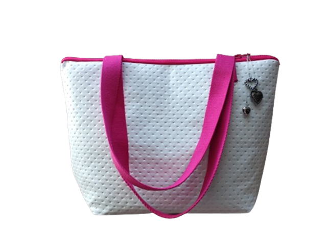 Sac Girly Blanc Irisé