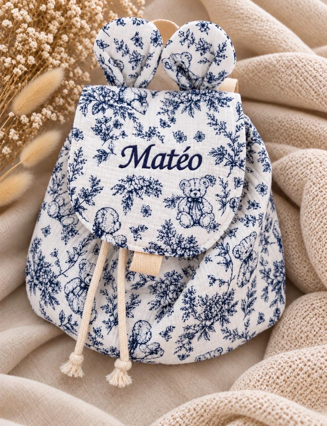 Sac à dos ourson personnalisé