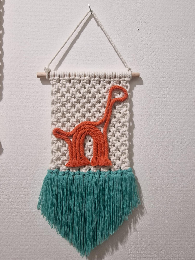 Mini tenture dinausore 