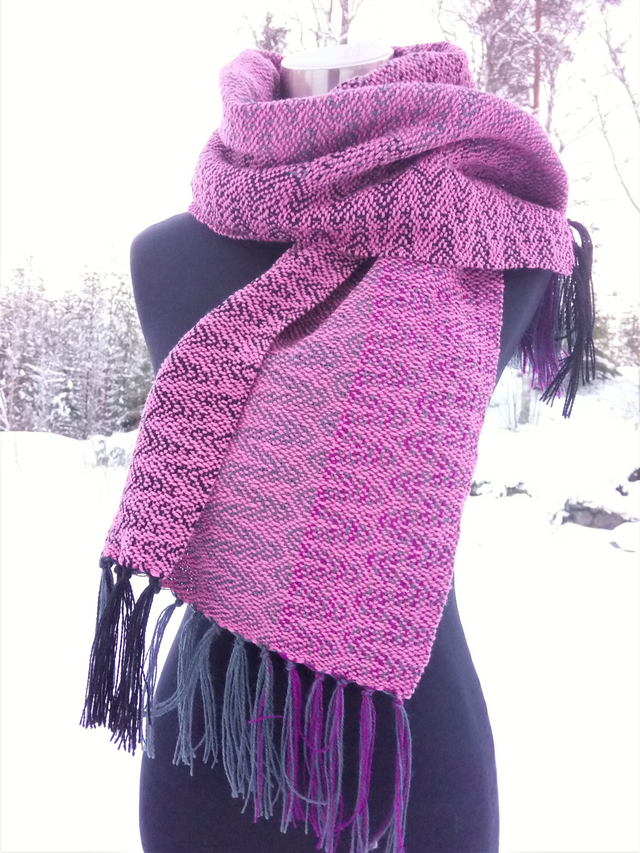 Huivi / Scarf, villa/puuvillasilkki