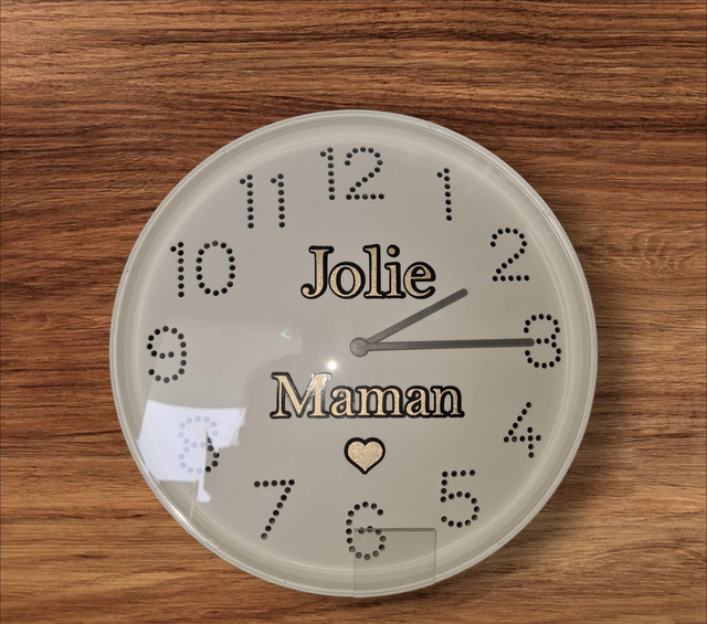 Horloge personalisable