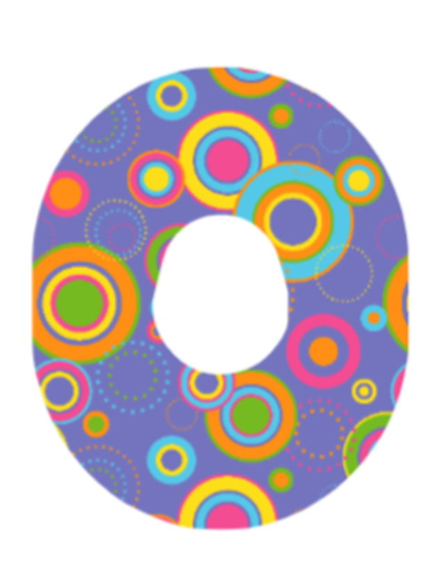 Circles on Purple Over patch G7