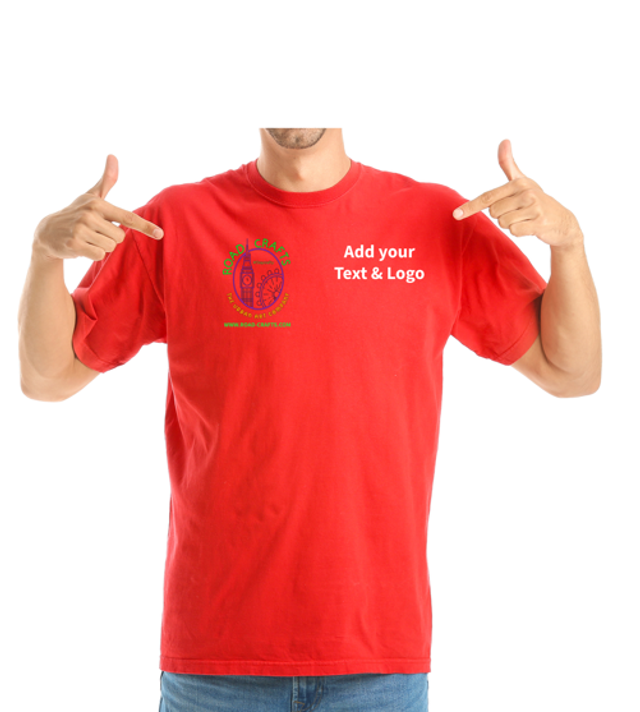 Customised T-shirts with your text and logo