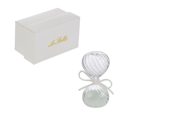 Le Stelle - Clessidra Vetro Colore Bianco