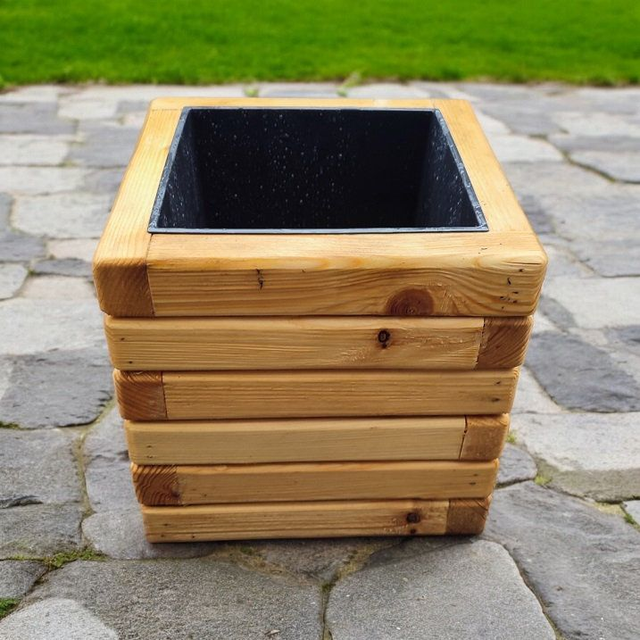 Drewniana donica Selene 25cm