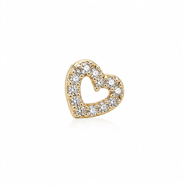 Heart Nose Stud