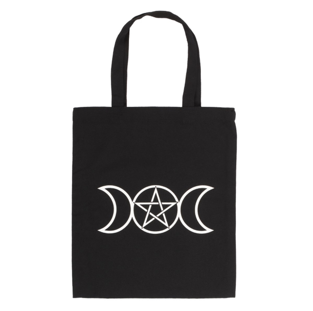 Triple Moon Cotten Tote Bag