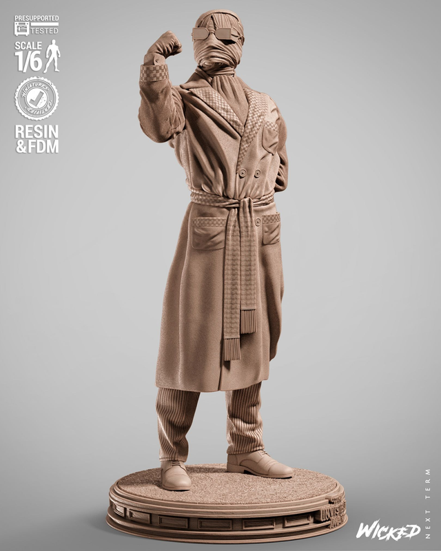 Statue L'HOMME INVISIBLE série movie