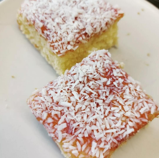 Gluten Free Coconut Jam Sponge