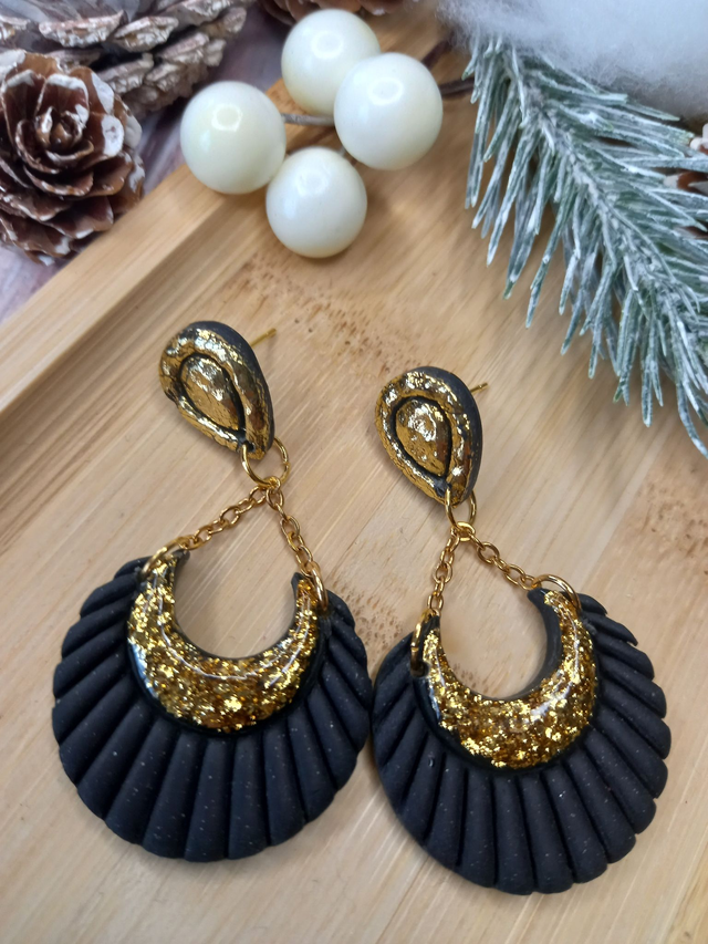 Nuit scintillante boucles d'oreilles