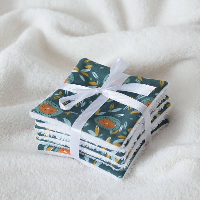 Lot de 6 cotons - Collection Lions