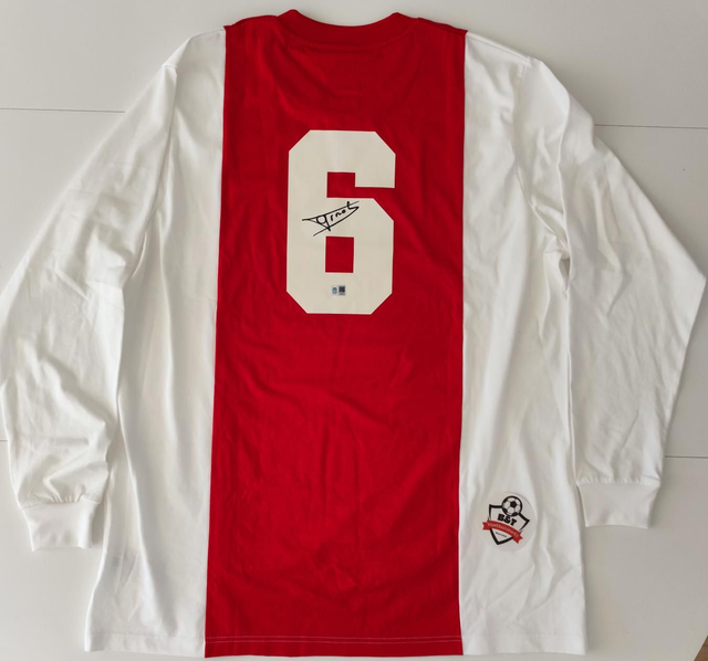 Gesigneerd Arnold Mühren Ajax Shirt
