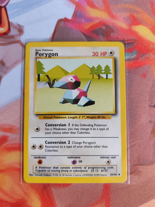 Porygon Uncommon Base set 39/102 