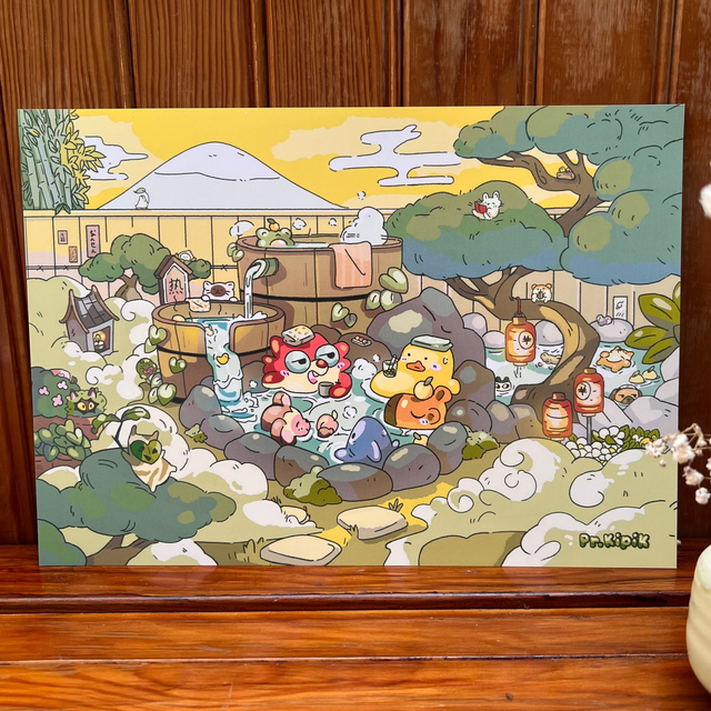 Affiche A4 - Onsen Party