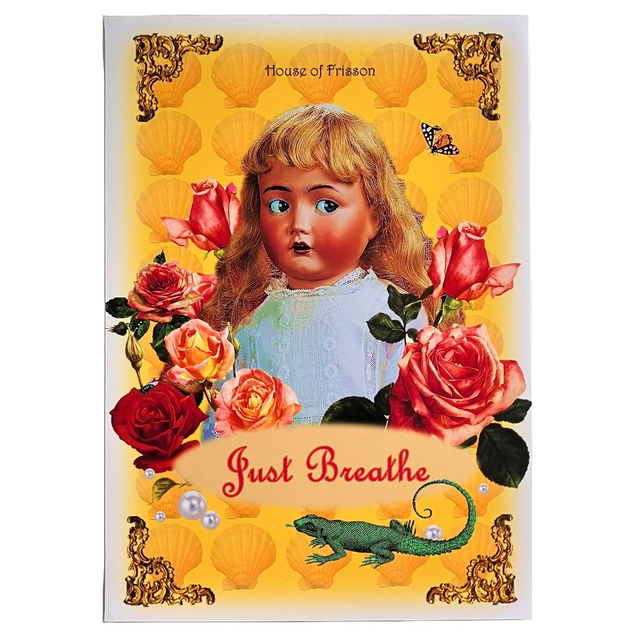 &quot;Just Breathe&quot; A3 Art Print by House of Frisson