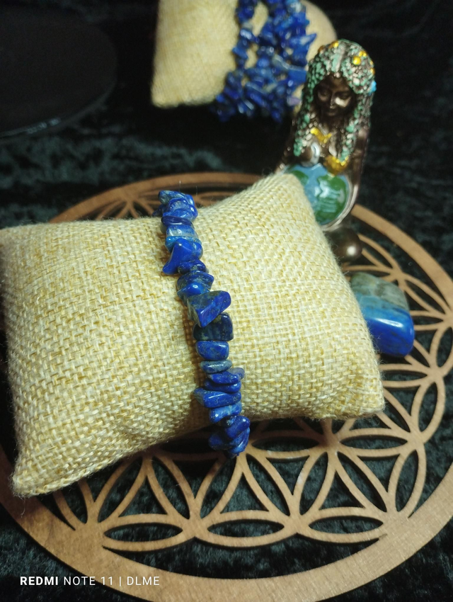 Bracelet lapis-lazuli (chips)