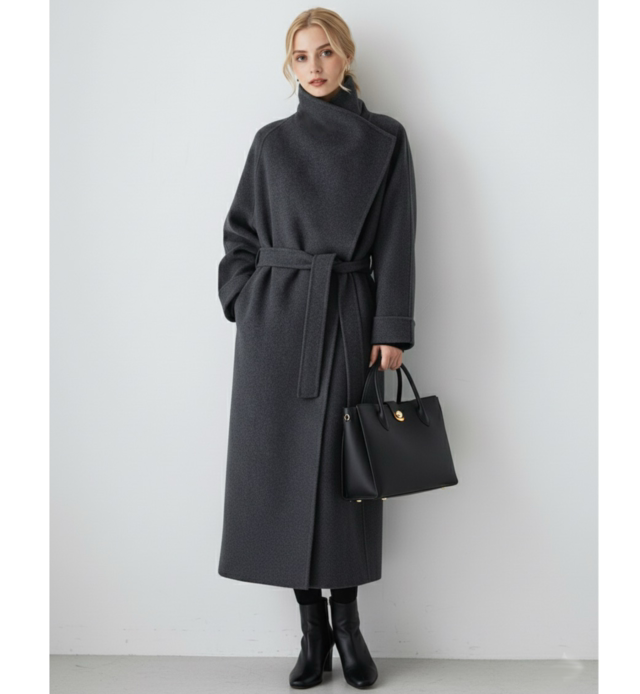 Cappotto lungo grigio 