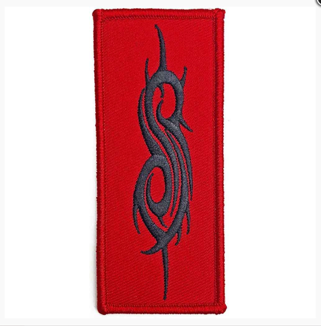 SLIPKNOT STANDARD PATCH: BLACK TRIBAL SIGIL