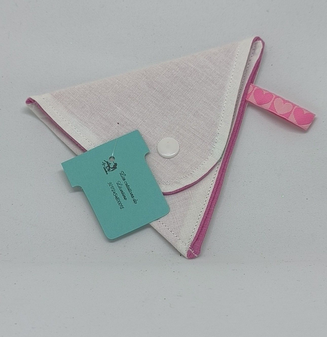 Pochette Japonaise Origami coeur rose
