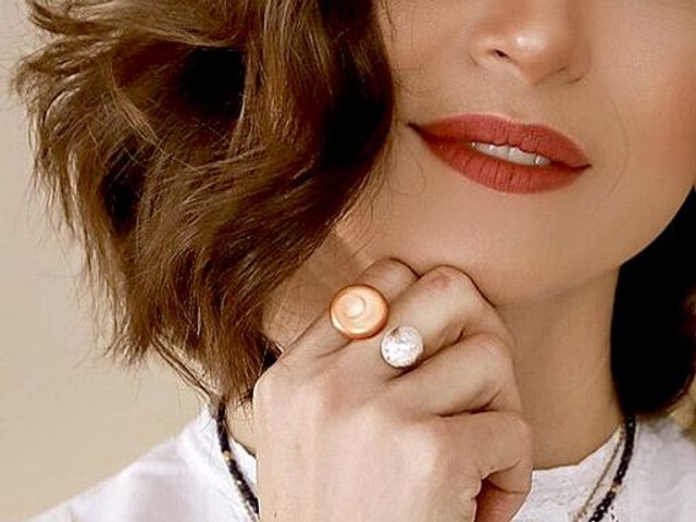 Bagues 2 sphères ou 1 sphère / 1 plateau