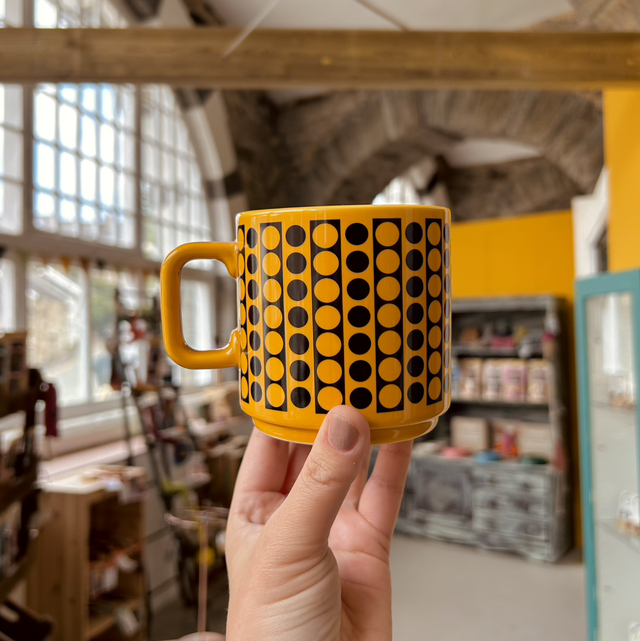 Magpie X Hornsea Mug Circles - Yellow