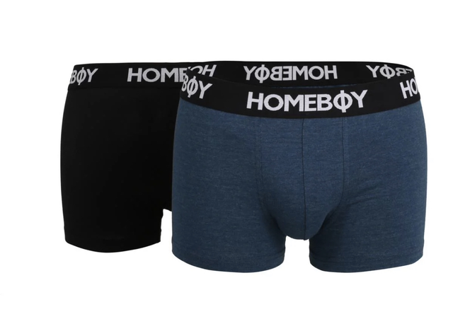 Homeboy - BOXERSHORT DOPPELPACK NAVY &amp; NAVY - XXL